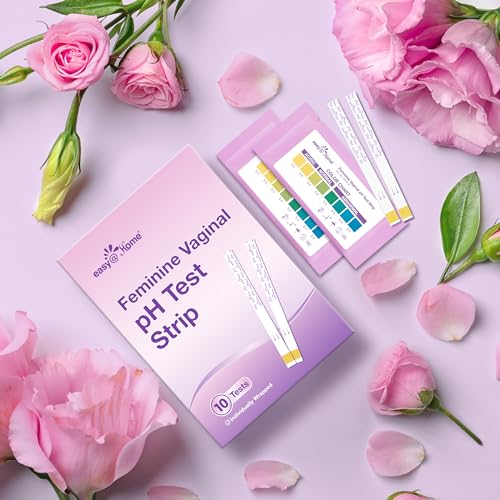 Easy@Home Vaginal pH Test -10 Strips | BV Test Kit at Home for Women | Yeast Infection Test + pH Balance