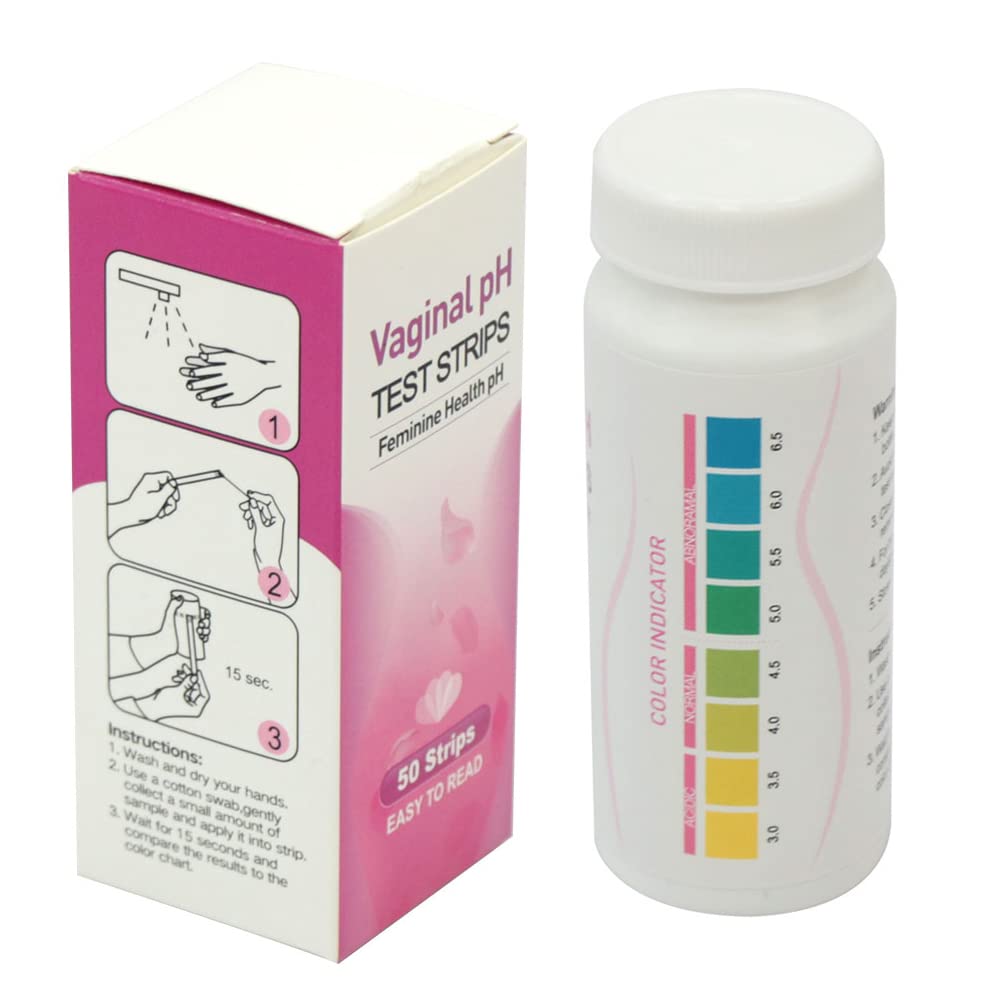 Colilove Vaginal Health PH Test Strips (50cnt) Feminine Vaginal PH Balance Test Strips Monitor