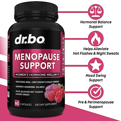 Menopause Supplements for Women Support Pills - Natural Menopause Relief for Hot Flashes
