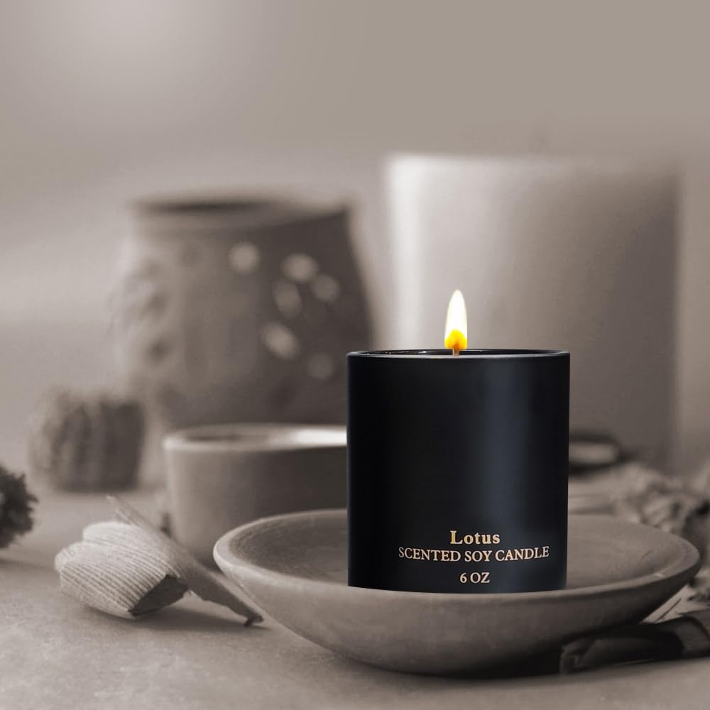 Scented Candles for Women,Premium Lotus Aromatherapy Candles, Home Scented Candle