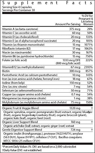 Rainbow Light Prenatal Multivitamin, Immune Support, 120 Capsules (Package May Vary)