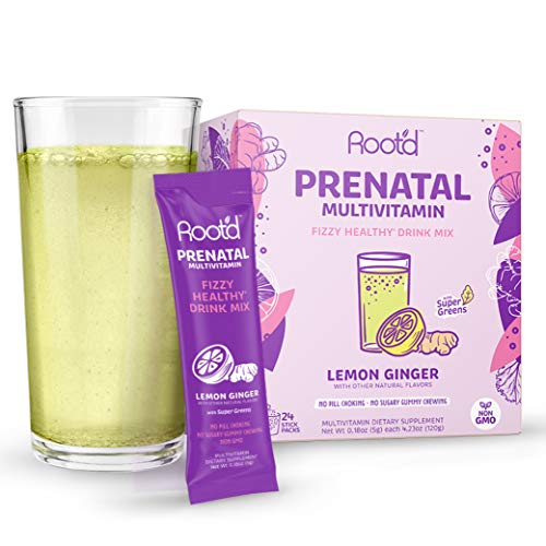 Rootd - Powder Prenatal Vitamin - Pregnancy Multivitamin with 25 Vitamins & Minerals A, C, D, E