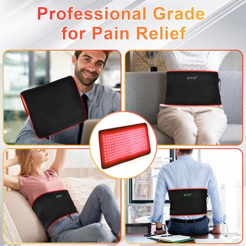 UTK Red Light Therapy for Body, Large Infrared Light Therapy Pad for Deeper Tissue, 24" x 12" Size