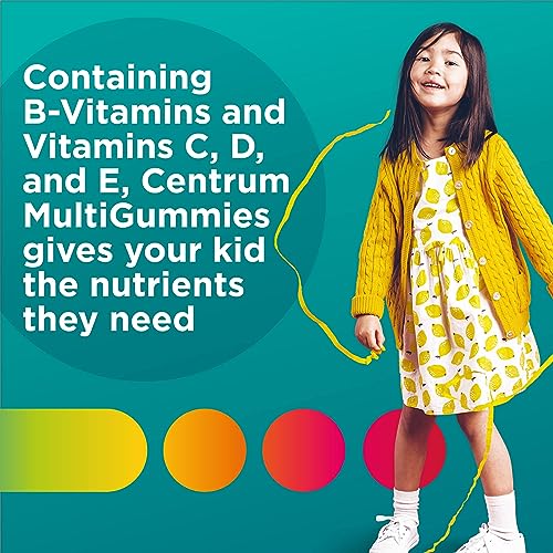 Centrum Kids Multivitamin Gummies, Tropical Punch Flavor Made With Natural Flavors