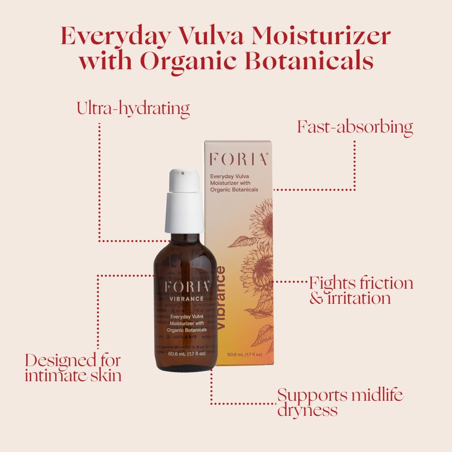 FORIA Everyday Vulva Moisturizer | Organic, All-Natural Fragrance-Free Intimate Skincare