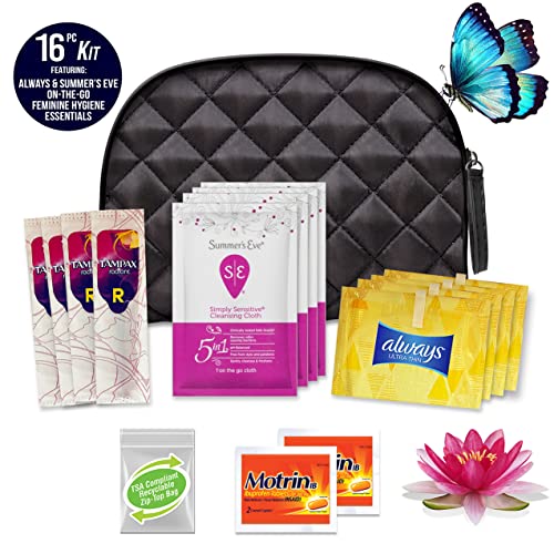 Convenience Kits International Women’s “On-The-Go” Feminine Care Travel Essentials Featuring