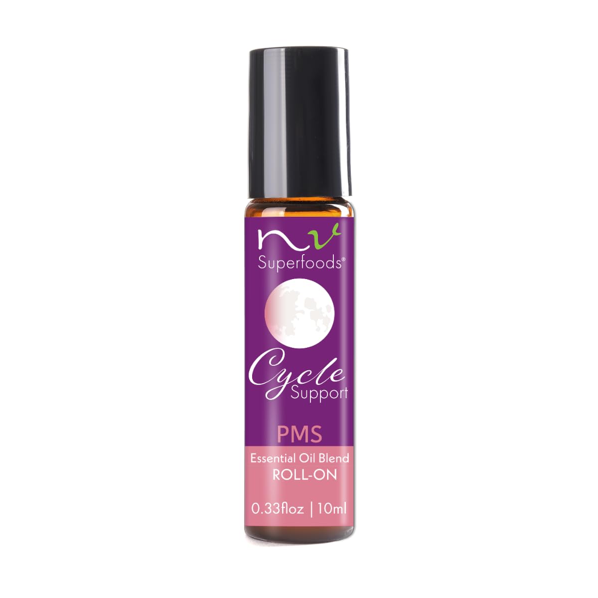 NV Superfoods Cycle Support - Essential Oil Roll-On - 10 ml – 100% Pure Therapeutic Grade