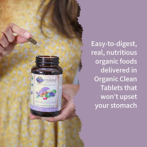 Garden of Life Organics Prenatal Vitamin: Folate for Energy & Healthy Fetal Development