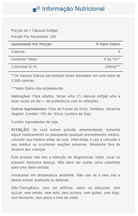 Puritan's Pride QSORB CoQ10 200 mg, Supports Heart Health (2 Pack of 240 softgels)