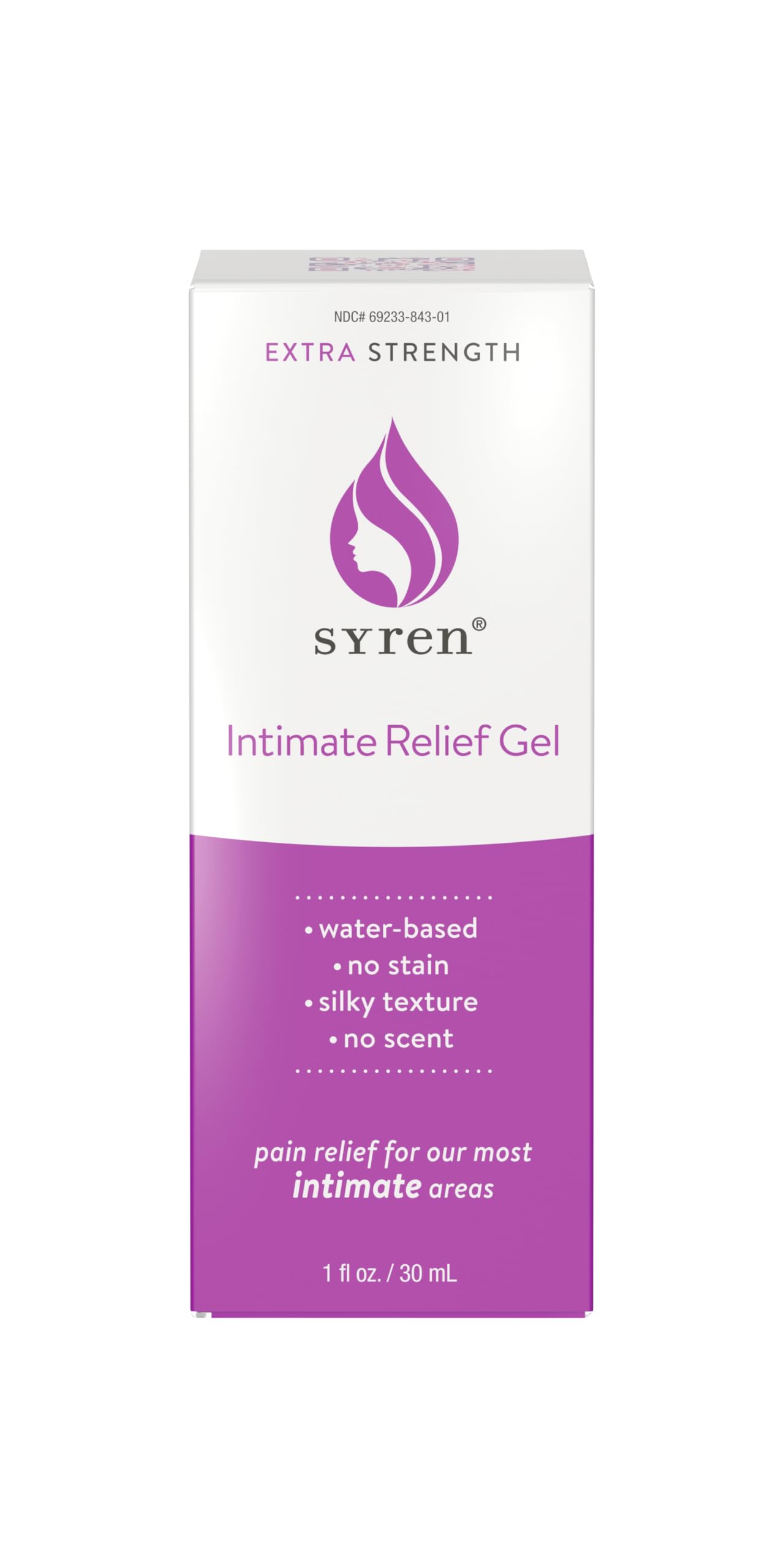 Syren Intimate Relief - Intimate Pain Relieving Gel - Relieves Vulva Pain, Throbbing, Spasms
