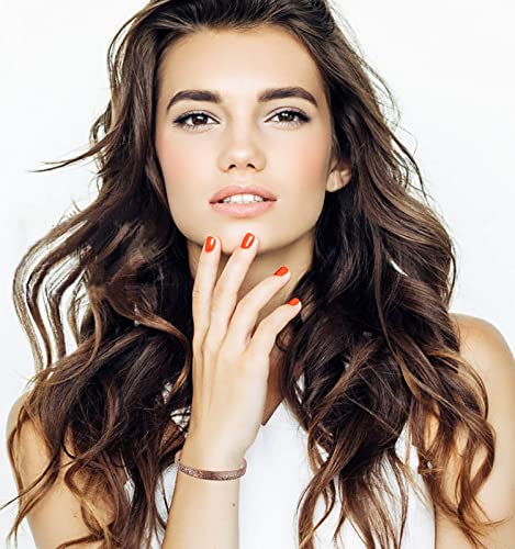 UtenoTureH Magnetic Copper Bracelet for Women for Arthritis, 6.5'' Adjustable Solid Copper Bracelet