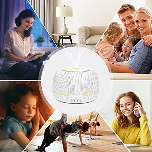 SEEDSEEL 300ML Essential Oil Diffuser, Remote Control Cool Mist Air Aromatherapy Diffuser