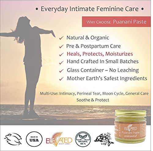 ELEVATED Puanani Paste - Vulva Balm | Postpartum - Perineal Balm | Moisturizing Vulva Cream