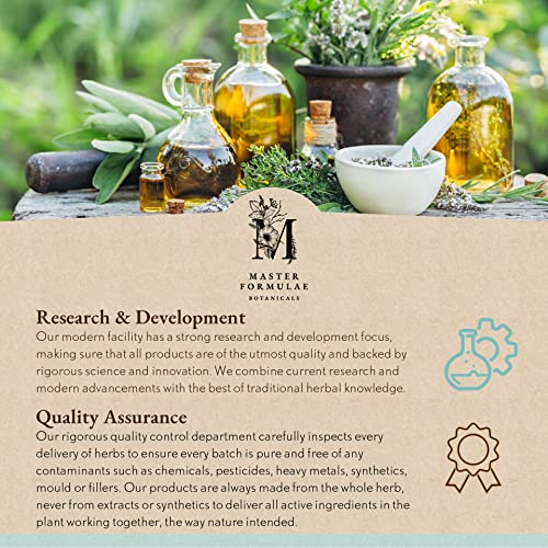Master Formulae Vitex Chasteberry Herbal Tincture | Extra Strength, Higher Bioavailability Than Pills