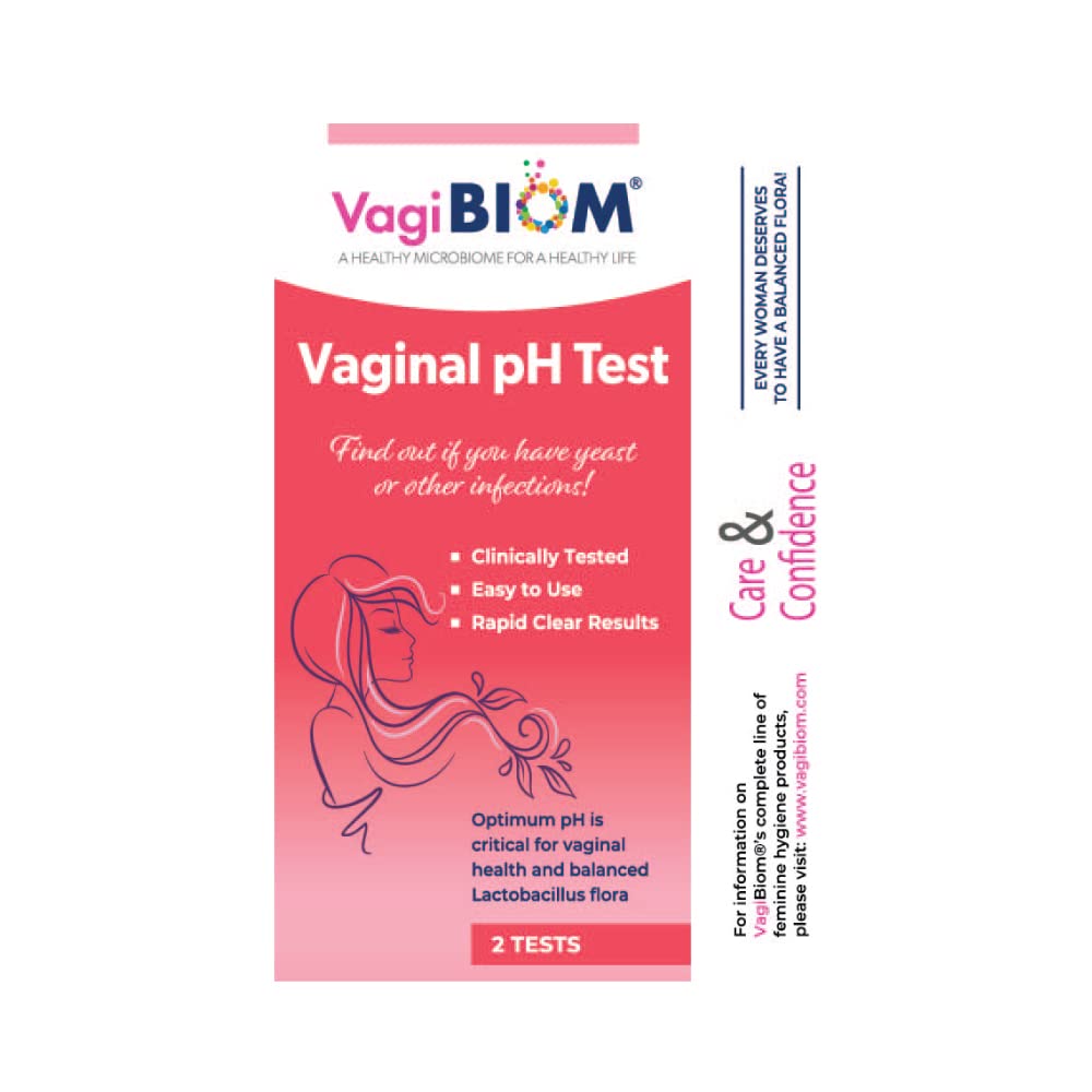 VagiBiom Vaginal pH Tester: Balanced and Healthy Vaginal microbiome ensures Optimum pH