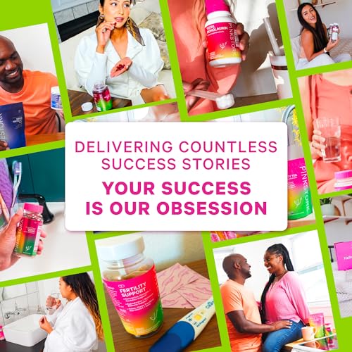 Pink Stork Fertility Gummies, Support Conception and Hormone Balance for Women with Inositol