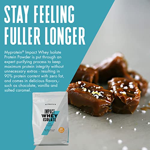 Myprotein Impact Whey Isolate Protein Powder (Caramel, 2.2 Pound (Pack of 1))