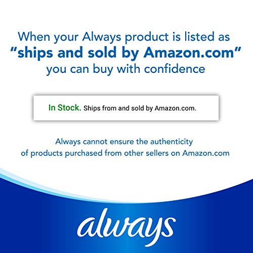 Always Infinity Feminine Pads For Women, Size 4 Overnight Absorbency, Multipack, With Flexfoam