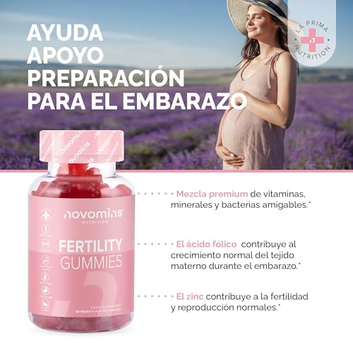 Novomins Fertility Gummies - Fertility Supplements for Women Trying to Conceive–25 Essential Vitamins