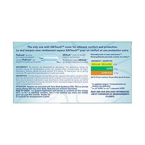 o.b. Pro-Comfort Non-Applicator Tampons, Super Absorbancy, 40 Count (Pack of 1)