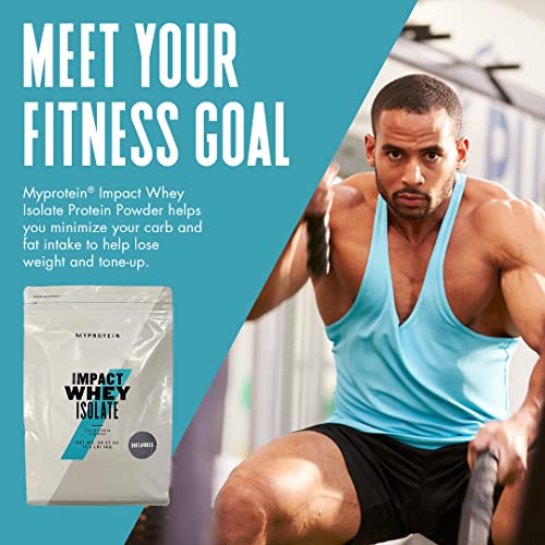 Myprotein Impact Whey Isolate Protein Powder, Gluten Free Protein Powder, Muscle Mass