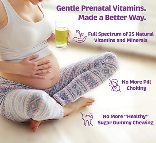 Rootd - Powder Prenatal Vitamin - Pregnancy Multivitamin with 25 Vitamins & Minerals A, C, D, E