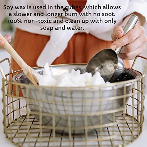 Environment Loop Wax Melt Cubes, 3 Pack of 2.3 OZ Soy Wax Melts for Warmers, Maximum Scent