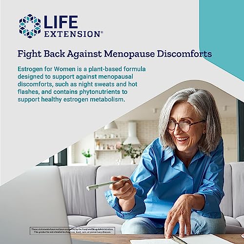 Life Extension Estrogen for Women - for Healthy Estrogen Metabolism - Helps Relieve Discomforts