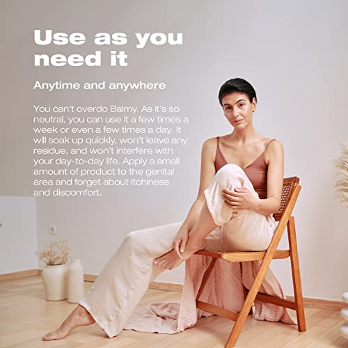 INTIMINA Balmy - Vaginal Moisturizer and Lubricant, Intimate Soothing and Moisturizing Cream