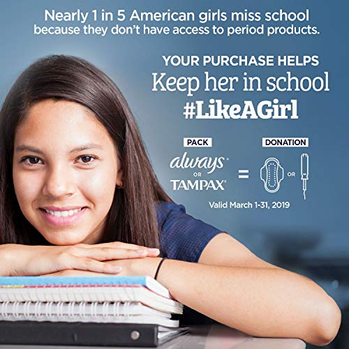 Tampax 29936 Radiant Tampons Regular Super, 84 Count (Pack of 1)