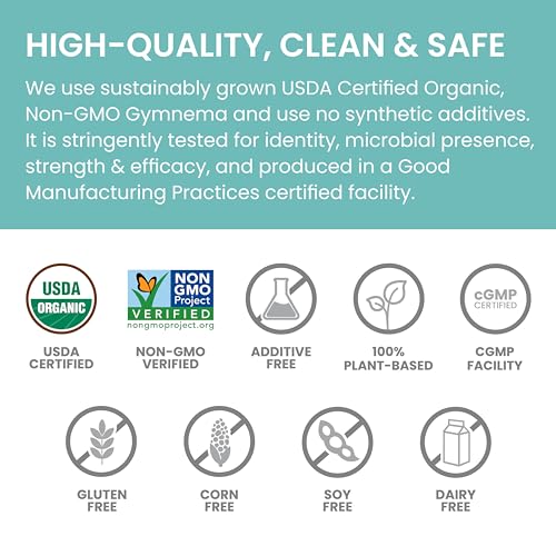 Himalaya Organic Gymnema Herbal Supplement for Weight Management, USDA Certified