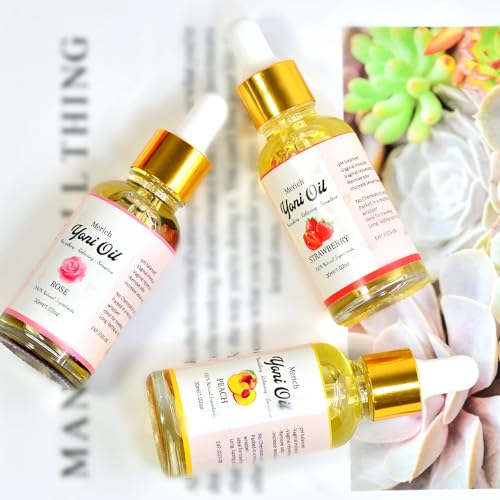 MERICH Natural Yoni Oil | Feminine Yoni Detox Oil | Naturally Scented Vaginal Oil | Restores pH Balance