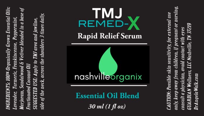 Dr. A's TMJ Remed-X Rapid Relief Serum | Deep Muscle & Jaw Tension Essential Oil Cream