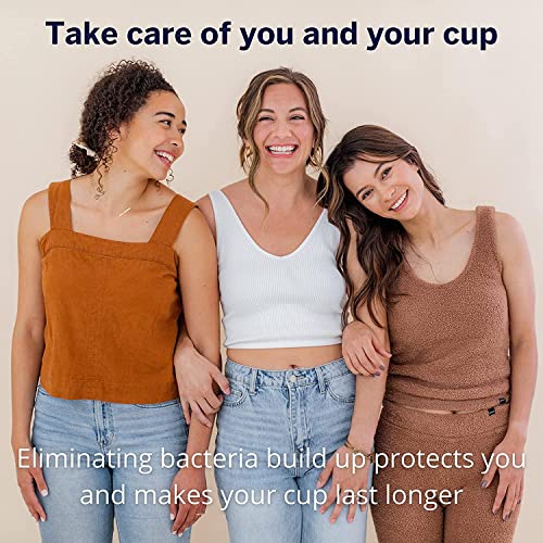 Pixie Menstrual Cup & Disc Steamer Sterilizer - Ranked 1 for The Best Steamer - Kills 99.9% of Germs