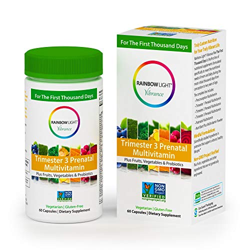 Rainbow Light Vibrance Trimester 3 Prenatal Multivitamin – 60 Count