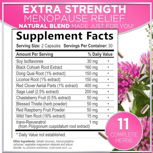 Hello Lovely! Menopause Relief for Women - Complete Menopause Supplements