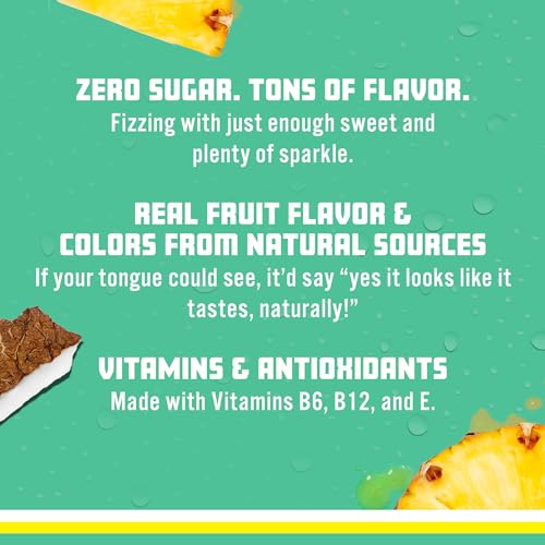 Sparkling Ice, Coconut Pineapple Sparkling Water, Zero Sugar Flavored Water, with Vitamin