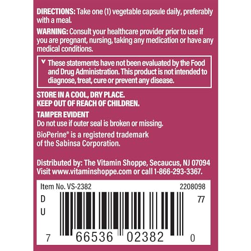 The Vitamin Shoppe DIM with BioPerine - Supports Hormone Balance & Estrogen Metabolism - 200 MG