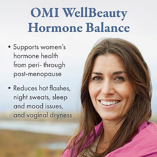 OMI WELLBEAUTY Hormone Balance for Women, Menopause Supplement, Hot Flash, Stress and Sleep Support