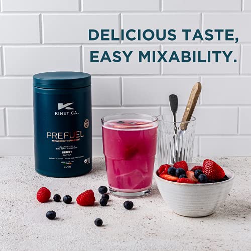 Kinetica PreFuel, Pre Workout, 5.9g Amino Acids & 2.3g BCAA's per Serving, 30 Servings
