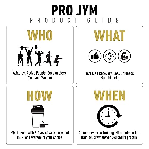 Pro Jym Protein Powder - Egg White, Milk, Whey protein isolates & Micellar Casein