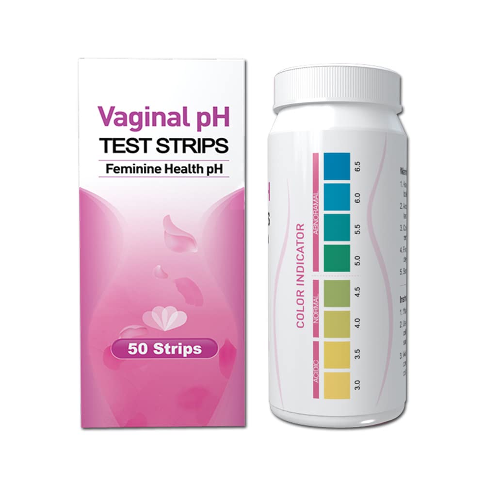 Colilove Vaginal Health PH Test Strips (50cnt) Feminine Vaginal PH Balance Test Strips Monitor