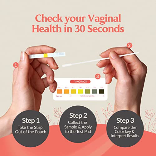 Vaginal PH Test Kit with Sterile Swabs and eBook - Vaginal PH Balance and Yeast Infection Test