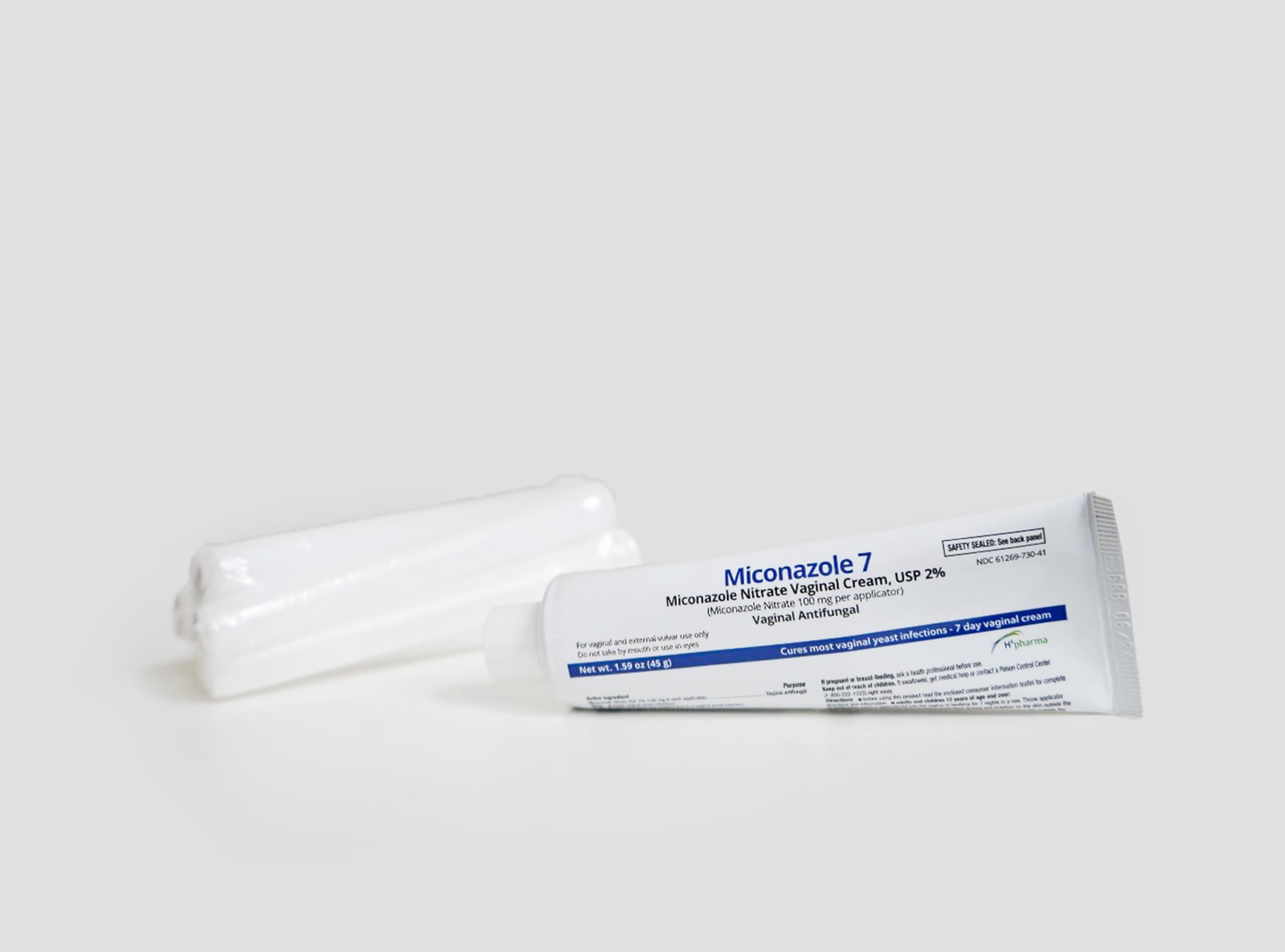 h2 pharma Miconazole 7 - Miconazole Nitrate Vaginal Cream, USP 2%, 1.59 oz Tube