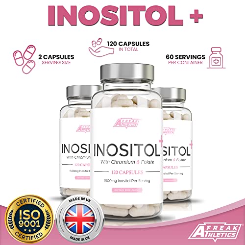 Myo-Inositol Capsules by Freak Athletics - Inositol Capsules with Chromium & Folate