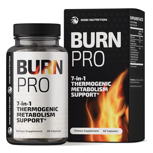 Burn Pro 7-in-1 Thermogenic Metabolism Booster | Weight Management Support Supplem