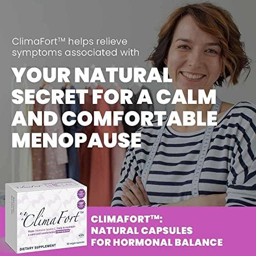 ClimaFort 60 Day Supply - Menopause Supplement for Women, premenopause Hormone Balance
