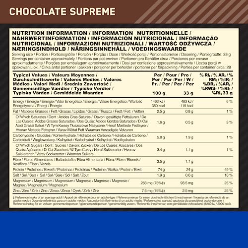 Optimum Nutrition Gold Standard 100% Casein Slow Digesting Protein Powder with Zinc