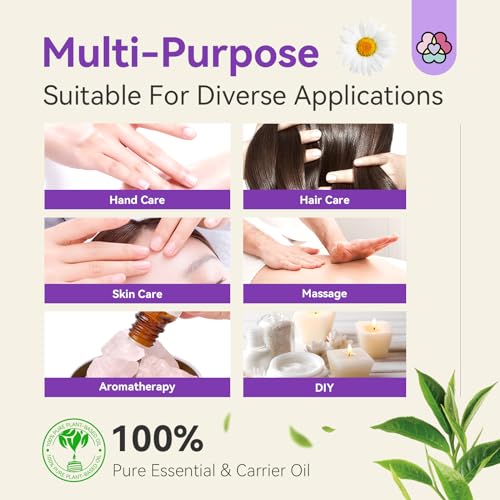 SAVILAND Essential Oils for Cuticle Nails: 100% Pure Natural Essential Oil Tea Tree Lavender Jasmine