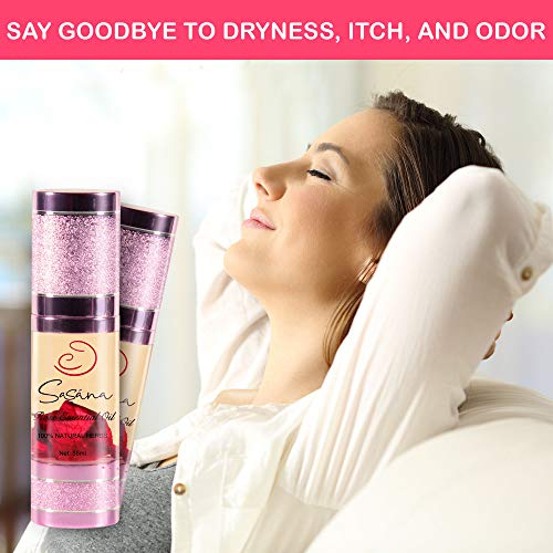 SASÁNA All Natural Feminine Spray - Effective Relief from Dryness, BV, Itch - 100% Organic Yoni Oil